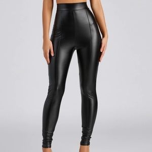 Faux Leather Leggings
